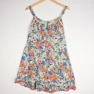 Wild Fable Women's Mini Sun Dress Small Adjustable Strap Flowing Colorful Trendy